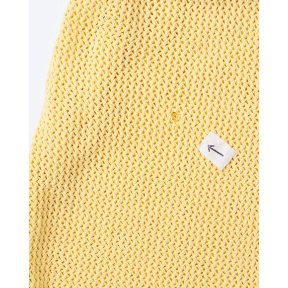 TOCCIN X RTR Sleeveless Crochet Knit Midi Dress in Yellow - Picture 10 of 10